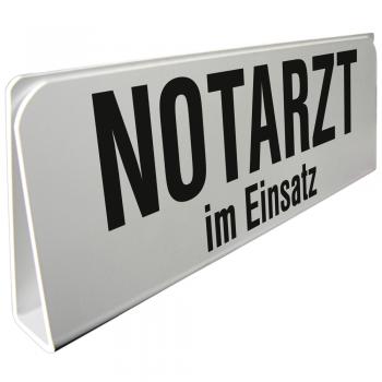 Klemmschild fuer Sonnenblende Auto - Notarzt im Einsatz - 309505 Gr. ca. 29,5cm x 10cm x 2,5cm