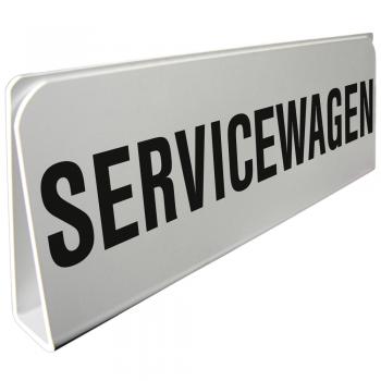 Klemmschild fuer Sonnenblende Auto - Servicewagen - 309511 Gr. ca. 29,5cm x 10cm x 2,5cm