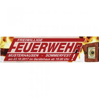 Banner Werbebanner - Freiwillige Feuerwehr Sommerfest.... - 3x1m - 309912
