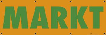 Banner Werbebanner - Markt - 3x1m - Spannband für Ihren Werbeauftritt / Bedruckt mit Ihrem Motiv - 309925