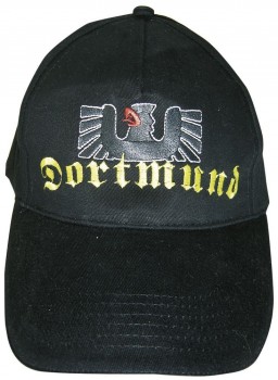 Baseball-Cap mit Einstickung - Dortmund Adler - 68887 schwarz