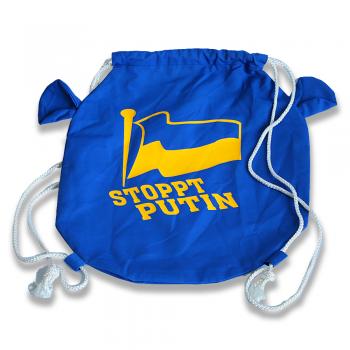 Trend-Bag Turnbeutel Rucksack - Ukraine Freedom - 34133 Royalblau