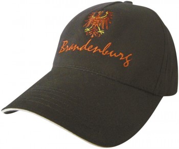 Baseballcap mit Stick - Brandenburg Adler - 68855 schwarz