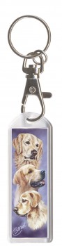 DESIGNER Schlüsselanhänger - Golden Retriever - Collection Bötzel - Gr. ca. 70x25mm - 13107