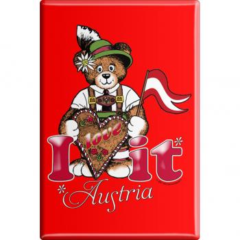 LÄNDERMAGNET - Austria - Gr. ca. 8 x 5,5 cm - 37631 - Küchenmagnet