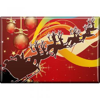 KÜCHENMAGNET - Weihnachten - Santa Gr. ca. 8 x 5,5 cm - 37663 - Magnet