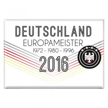 Magnet - Deutschland Europameister - Gr. 8 x 5,5 cm - 37921 - Küchenmagnet