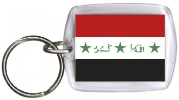 Schlüsselanhänger Keyholder - IRAK - Gr. ca. 4x5cm - 81066 - WM Länder
