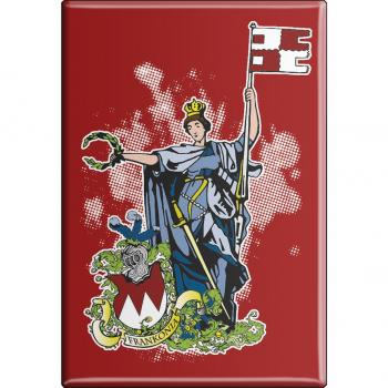 MAGNET - Franken - Gr. ca. 8x5,5 cm - 38248 - Küchenmagnet