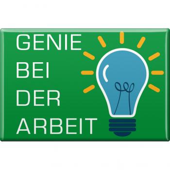 Magnet - GENIE BEI DER ARBEIT - Gr. ca. 8 x 5,5 cm - 38379 - Küchenmagnet