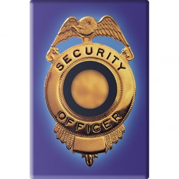 Magnet - SECURITY OFFICER - Gr. ca. 8 x 5,5 cm - 38867 - Küchenmagnet