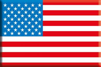 Magnet - USA - Gr. ca. 8 x 5,5 cm - 38951 - Küchenmagnet