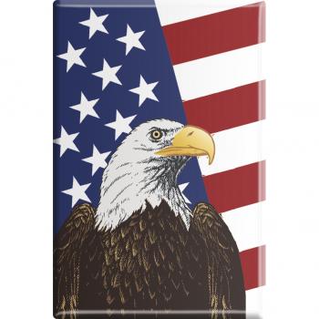 Küchenmagnet - USA Weißkopfadler - Gr. ca. 8 x 5,5 cm - 38952 - Magnet