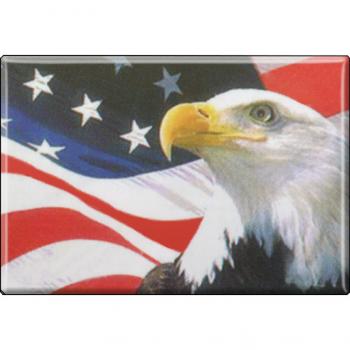 Küchenmagnet - US-Banner Eagle - Gr. ca. 8 x 5,5 cm - 38952/1 Magnet