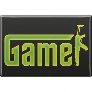 MAGNET - Gamer - Gr. ca. 8 x 5,5 cm - 38970 - Küchenmagnet