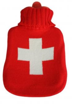 Wärmflasche Schweizer Kreuz 39112 rot
