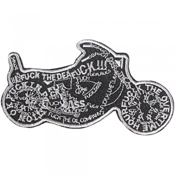 Aufnäher - Chopper Motorrad - 04965 - Gr. ca. 12 x 6 cm