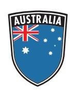 Bügeltransfer für Ihre Kleidung oder Maske - schnell und einfach - AUSTRALIA AUSTRALIEN - 406134