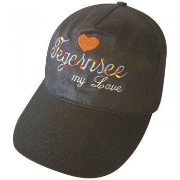 Baseballcap mit Einstickung - Tegernsee my Love - 68846 schwarz