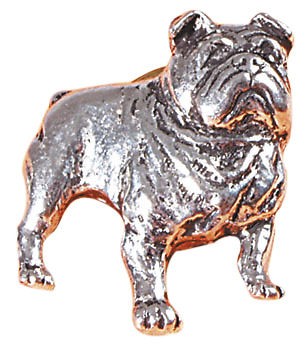 Anstecknadel - Metall - Pin - Bulldogge - Hund - 02623