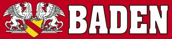 Applikation Auto PVC-Aufkleber PKW Sticker - BADEN - 301520-1 - Gr. ca. 10,5x 2,5cm