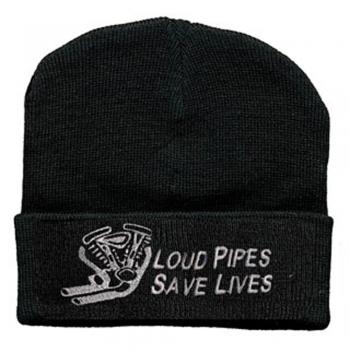 Hip-Hop Mütze Loud Pipes Save Lives 50891 schwarz