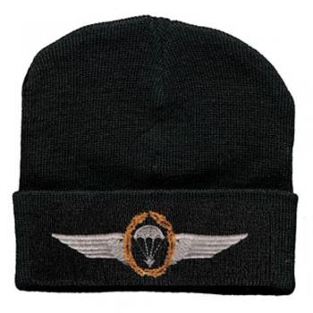 Hip-Hop Mütze Fallschirm Abzeichen Military 51037 schwarz