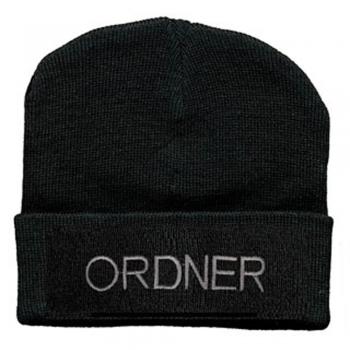 Hip-Hop Mütze ORDNER 51055 schwarz