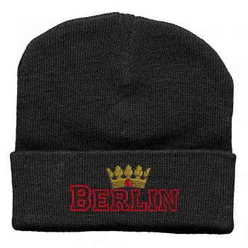 Hip-Hop Mütze Berlin Krone 51275 schwarz