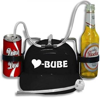 Trinkhelm Spaßhelm mit Printmotiv - Herz Bube - 51614