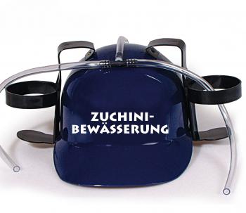 Trinkhelm Spaßhelm mit Print - Zuchini Bewässerung - 51654