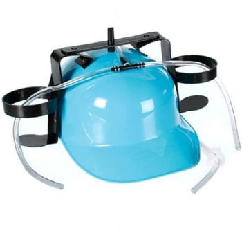 Trinkhelm Spaßhelm Hellblau - 51683 Unifarben