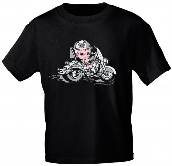 Kinder T-Shirt mit Aufdruck - Bike Baby - 06962 - schwarz - Gr. 86-164