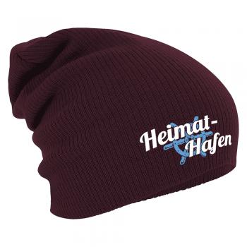 Longbeanie Slouch-Beanie Mütze Heimathafen Schiffrad 54488