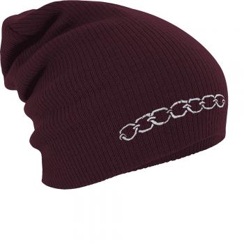Longbeanie Slouch-Beanie Tatto Kette 54536
