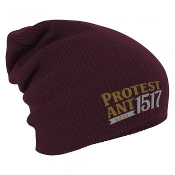Longbeanie Slouch-Beanie Wintermütze Protest Ant Seit 1517 Luther 54614/1