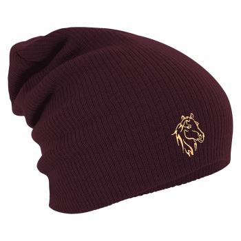 Longbeanie Slouch-Beanie Wintermütze Pferd Haflinger 54863