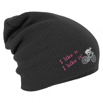 Longbeanie Slouch-Beanie Radfahren - I bike it  54904
