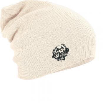 Longbeanie Slouch-Beanie Mütze Hund Labrador 55294
