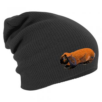 Longbeanie Slouch-Beanie Mütze Hase Rabbit Feldhase Kaninchen 55347