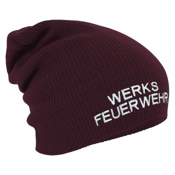 Longbeanie Slouch-Beanie Werksfeuerwehr 55401
