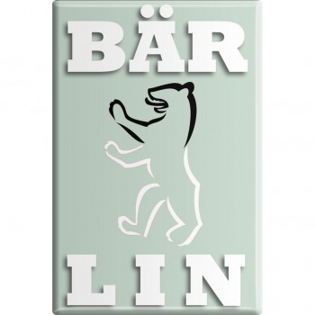 Magnet - BÄRlin - Gr. ca. 8 x 5,5 cm - 38712 - Küchenmagnet