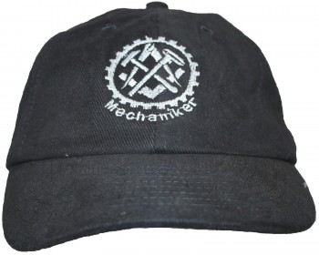 Baseballcap mit Einstickung - Mechaniker - 68621 schwarz