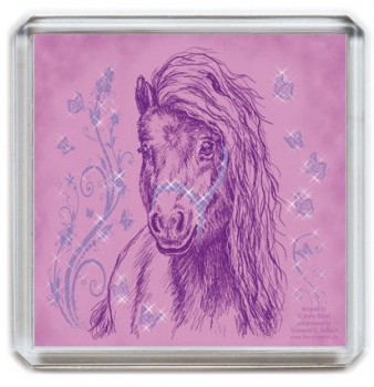 Magnet - Pferd Schmetterlings-Pony- Bötzel Kollektion - 38552 - Küchenmagnet