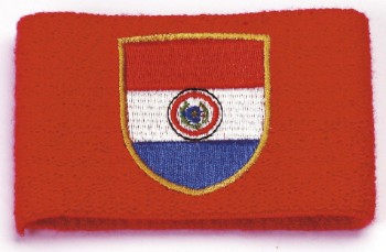 Pulswärmer - Paraguay - 56553 - Frottee-Schweißband rot