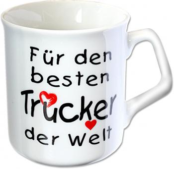 Tasse mit Aufdruck für den besten Trucker der Welt 57285