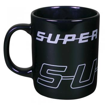 Kaffeetasse mit Print Trucker Super 57481 schwarz