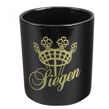 Keramiktasse mit Print Siegen 57580 schwarz
