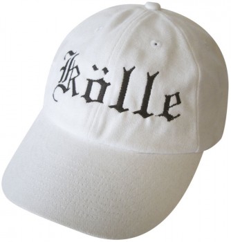Baseballcap mit Einstickung - Kölle - 68902 weiss