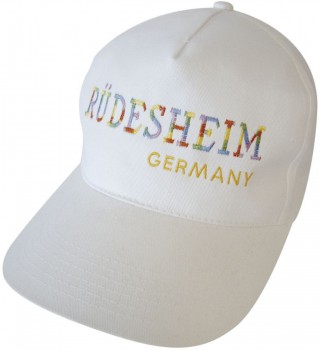 Baseballcap mit Stick - RÜDESHEIM - 68915 weiss